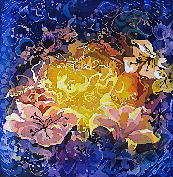 Оригинальное панно на стену из подручного материала