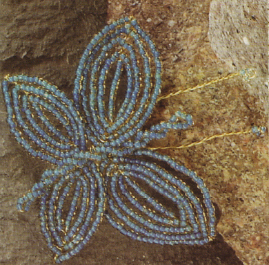 Бабочки из микробисера