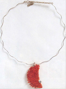 Простой хомутик из бисера