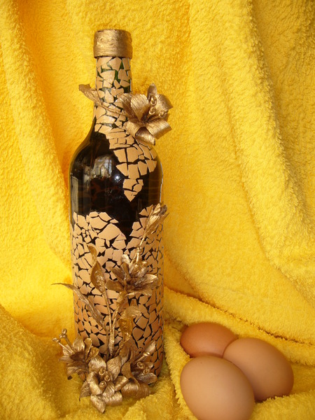 Декор бутылки