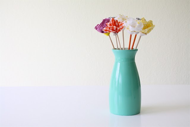 Цветы из лоскутков