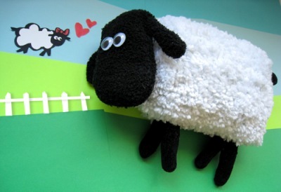 Делаем мягкую игрушку овечку