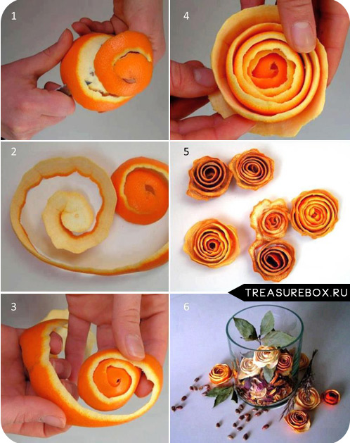 Как сделать цветы и букеты из фруктов своими руками