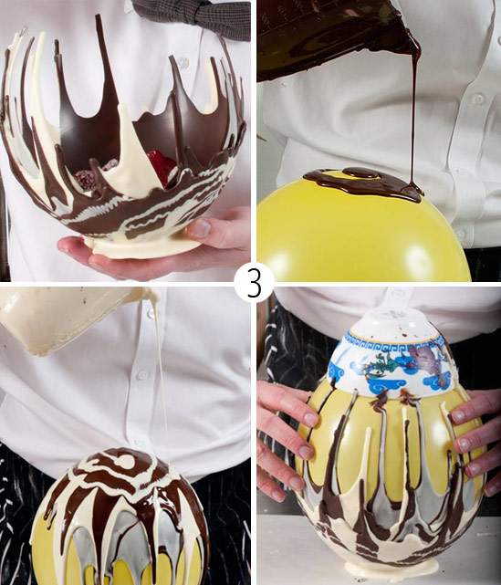 Как сделать из шоколада чашки своими руками