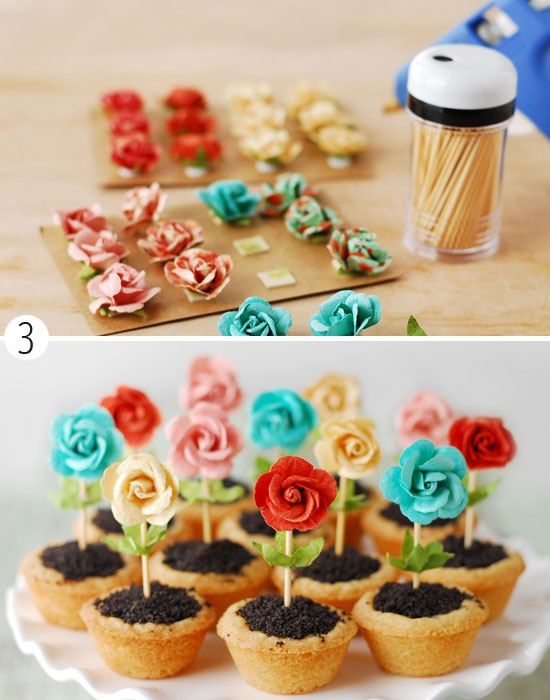 Как сделать оригинальное печенье или кексы в виде цветка