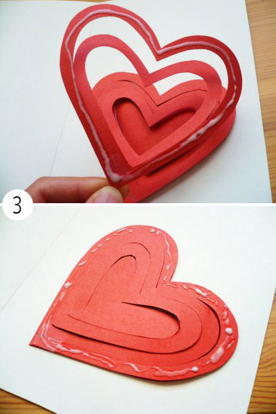 Как сделать оригинальную открытку с сердечком своими руками