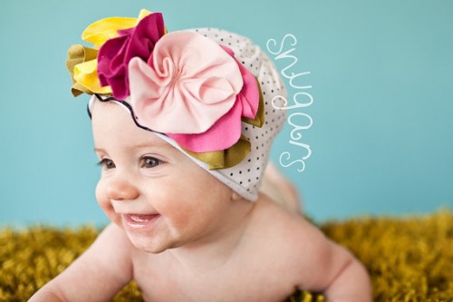 Как сделать повязки на голову для новорожденной своими руками