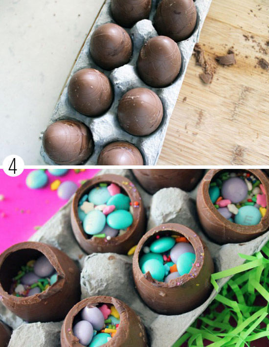 как сделать свое наполнение шоколадного яйца