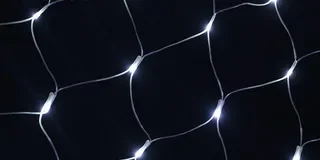 Светодиодные сетки — виды и применение для уличной иллюминации